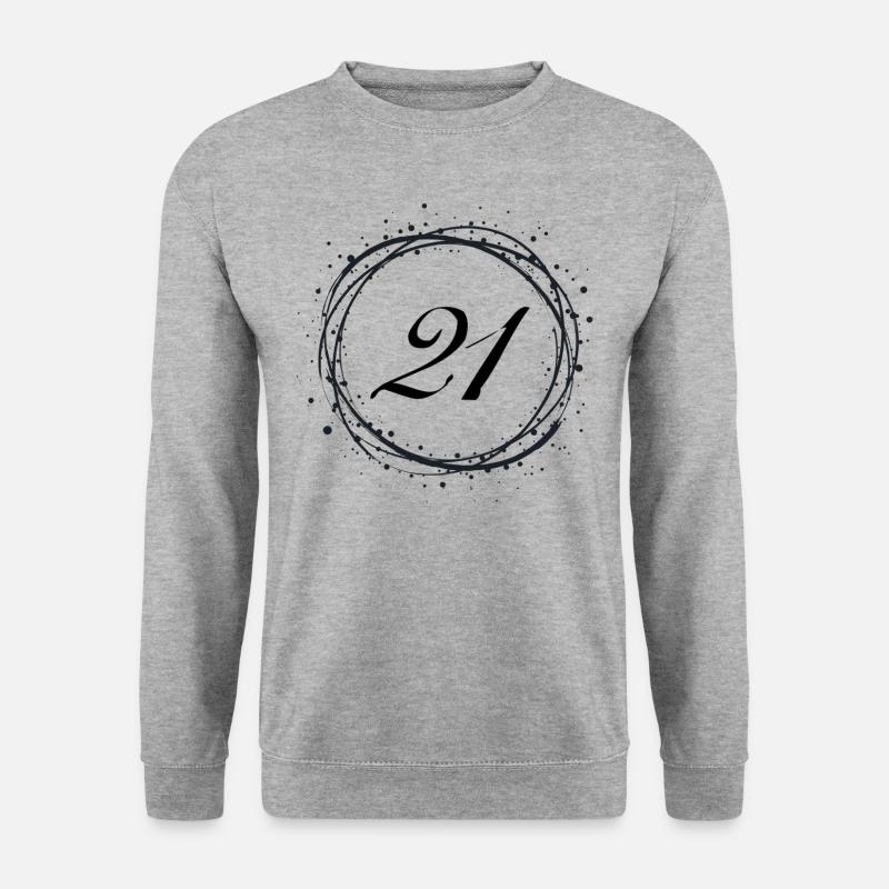 21 - Unisex Sweatshirt - salt & pepper