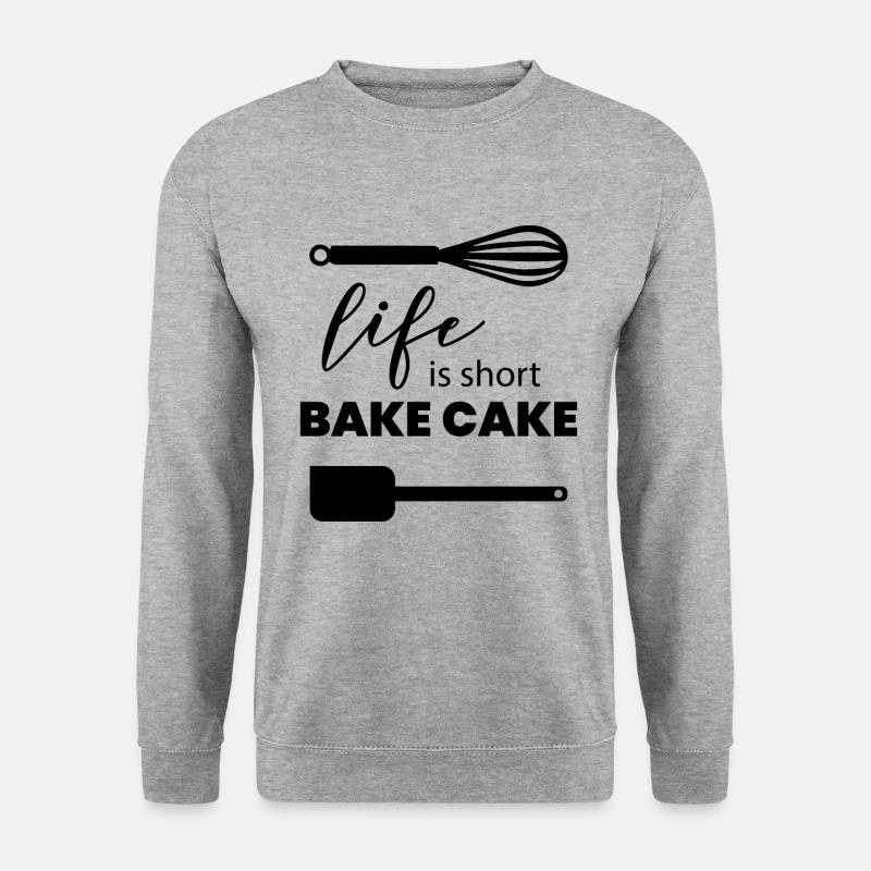 Cuisson du gâteau - Sweat-shirt Unisexe - gris chiné