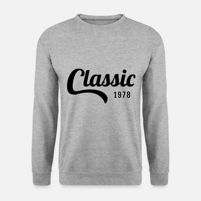 Geboren 1978 - Unisex Pullover - Weißgrau meliert