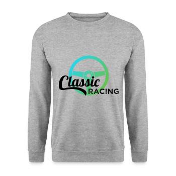 Motorsport - Sweat-shirt Unisexe - gris chiné - Devant - Alina (178cm) & Michal (187cm)