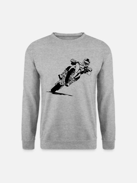 Supermoto Racing - Supermotard - Sweat-shirt Unisexe - gris chiné