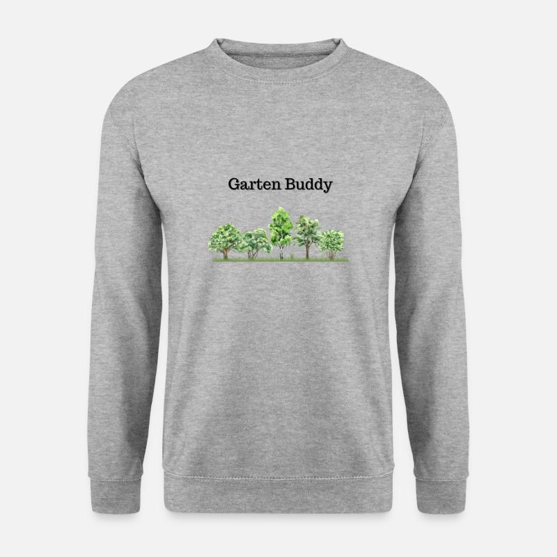 Garten Freund - Unisex Pullover - Weißgrau meliert