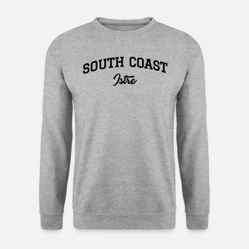 SÜDKÜSTE Istre - Unisex Pullover - Weißgrau meliert