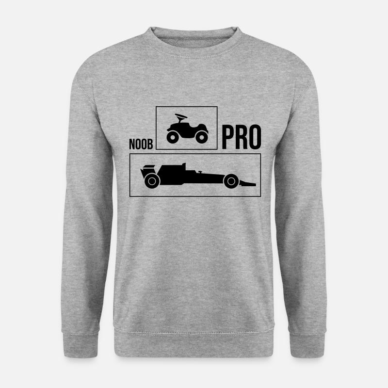 Noob vs Pro Car - Unisex Sweatshirt - salt & pepper