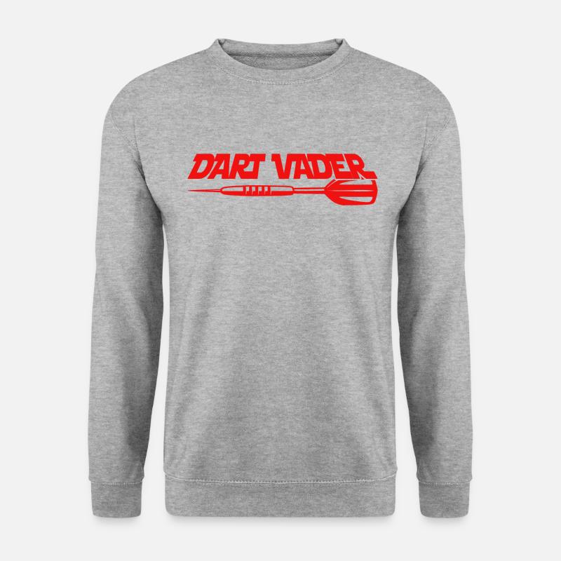 Dart Vader - Unisex Pullover - Weißgrau meliert