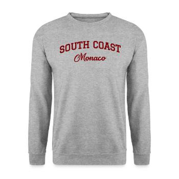 SÜDKÜSTE Monaco - Unisex Pullover - Weißgrau meliert - Vorne - Alina (178cm) & Michal (187cm)