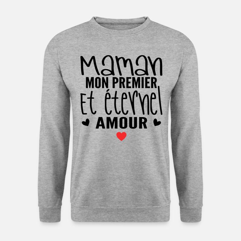 Eternal Love Mom Gift - Unisex Sweatshirt - salt & pepper