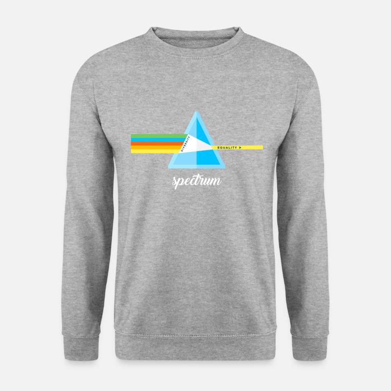 Spectrum - Unisex Pullover - Weißgrau meliert