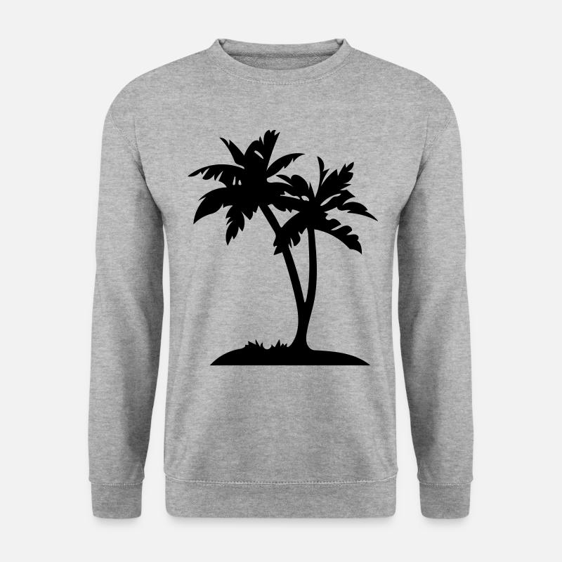 Palm tree - Unisex Sweatshirt - salt & pepper