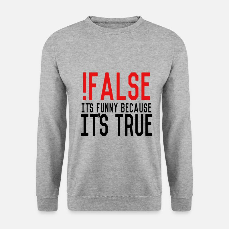 program - Unisex Sweatshirt - salt & pepper