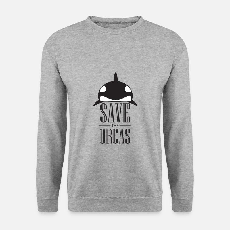 Save the orcas - Unisex Sweatshirt - salt & pepper