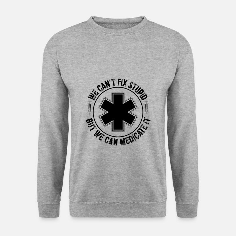 Pharmazeuten | Apotheker Apothekerin Geschenkideen - Unisex Pullover - Weißgrau meliert