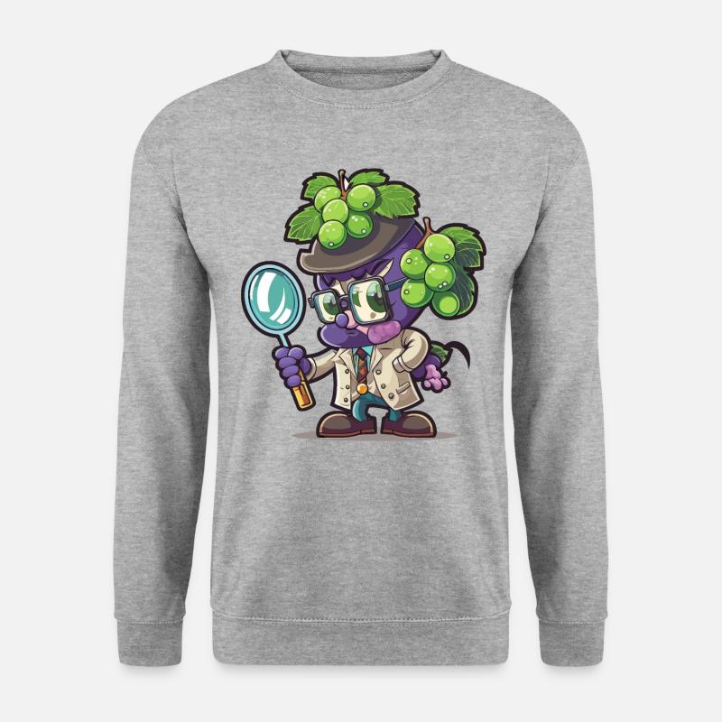 Rätsel lösen - Unisex Pullover - Weißgrau meliert