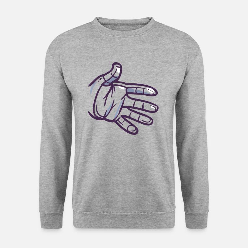 astronauts hand - Unisex Sweatshirt - salt & pepper