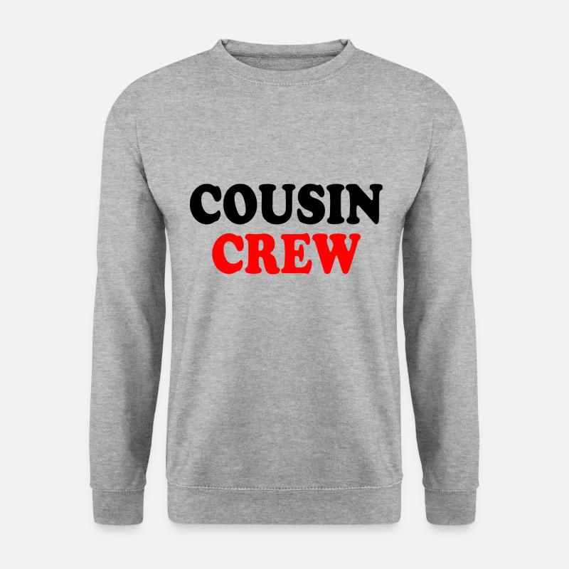 Cousin crew - Unisex Pullover - Weißgrau meliert