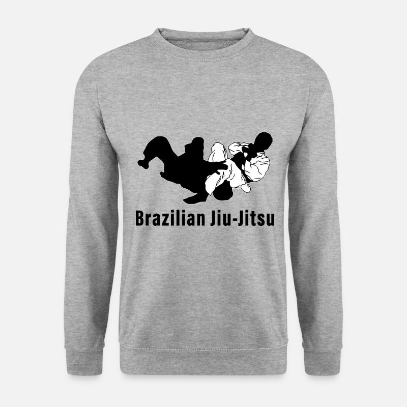 Brazilian Jiu-Jitsu - Unisex Pullover - Weißgrau meliert
