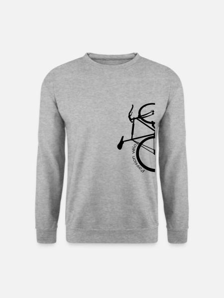 Passion for cycling (addicted, addicted, cycling) - Unisex Sweatshirt - salt & pepper