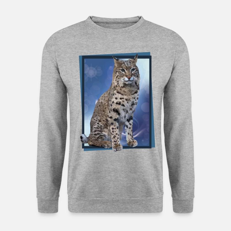 Luchs - Unisex Pullover - Weißgrau meliert