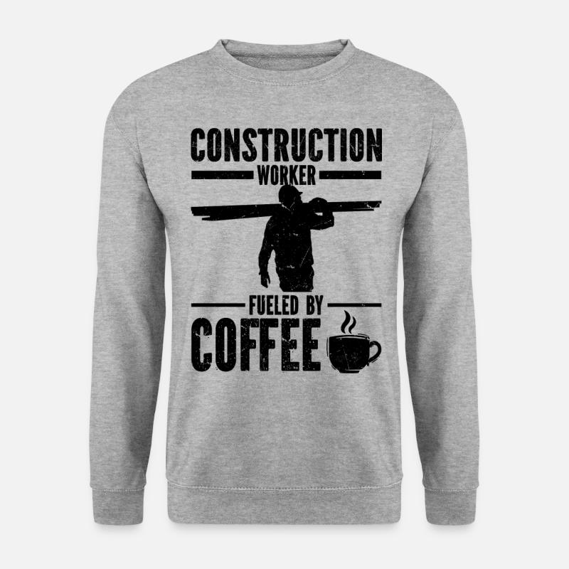 Handwerker - Unisex Pullover - Weißgrau meliert