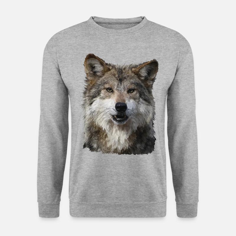 Wolf - Unisex Sweatshirt - salt & pepper