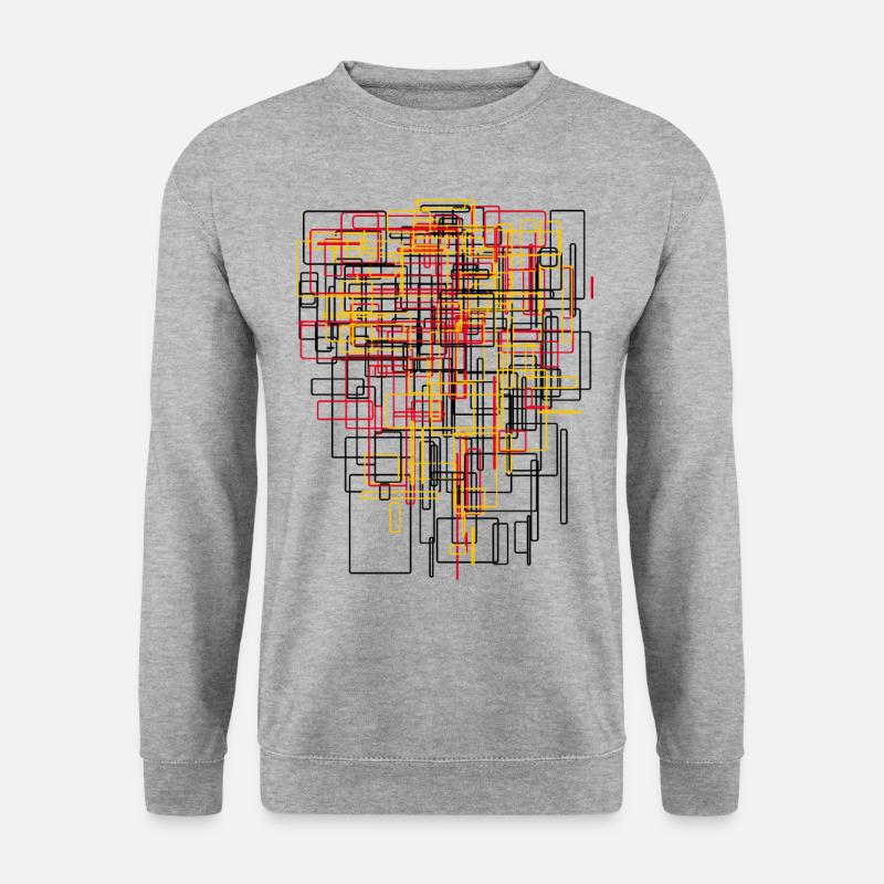 Abstract & Modern Art - Architecture Patterns - Unisex Sweatshirt - salt & pepper