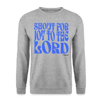 Christianity Christian Bible Verse - Unisex Sweatshirt - salt & pepper - Front - Alina (178cm) & Michal (187cm)