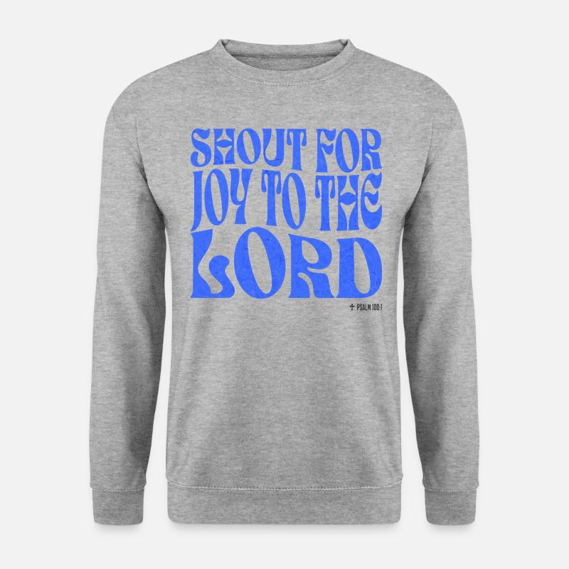 Christianisme Verset Biblique Chrétien - Sweat-shirt Unisexe - gris chiné