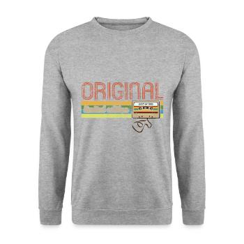 Original Best of 1993 - Cassette d’anniversaire - Sweat-shirt Unisexe - gris chiné - Devant - Alina (178cm) & Michal (187cm)