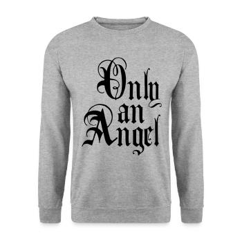 Only an Angel 06 / Only an angel - Unisex Sweatshirt - salt & pepper - Front - Alina (178cm) & Michal (187cm)