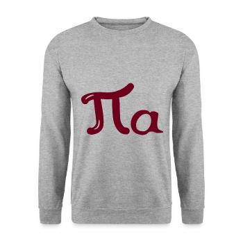 Lustiges Geschenk für den Namen Pia - Unisex Pullover - Weißgrau meliert - Vorne - Alina (178cm) & Michal (187cm)