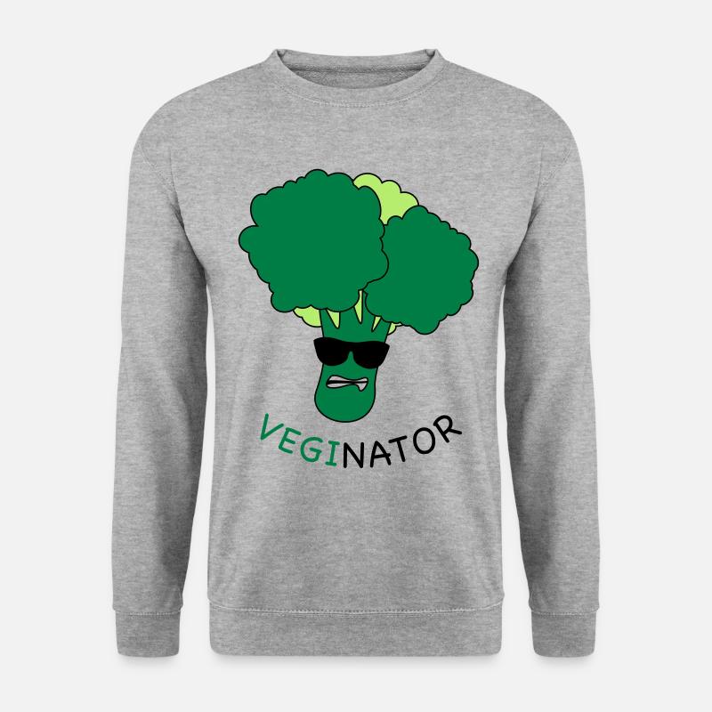 VEGAN - VEGINATOR - Unisex Sweatshirt - salt & pepper