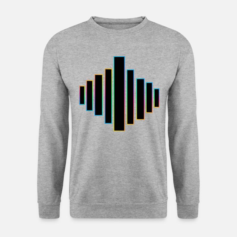 NEON - Unisex Pullover - Weißgrau meliert