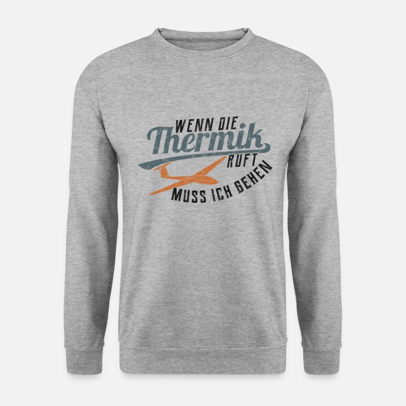 Glider glider glider gift - Unisex Sweatshirt - salt & pepper