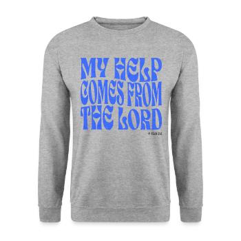 Christianity Christian Bible Verse - Unisex Sweatshirt - salt & pepper - Front - Alina (178cm) & Michal (187cm)