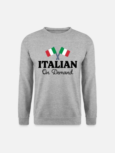 Italienisch Übersetzer Italienisch Dolmetscher - Unisex Pullover - Weißgrau meliert