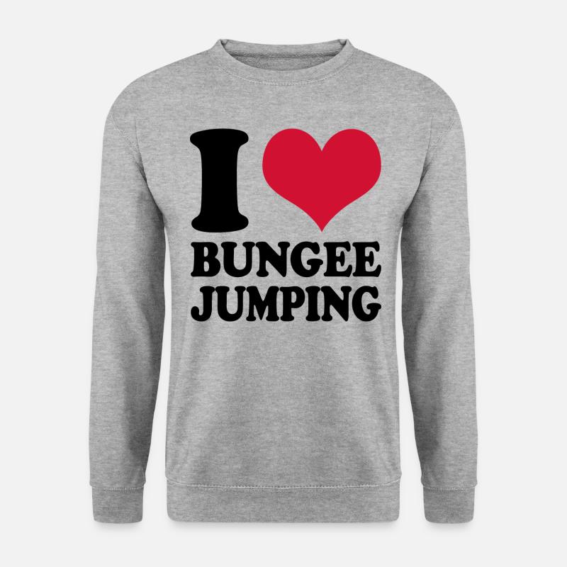 I Love Bungee Jumping - Unisex Sweatshirt - salt & pepper