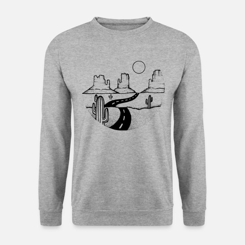 Grand Canyon - Unisex Pullover - Weißgrau meliert