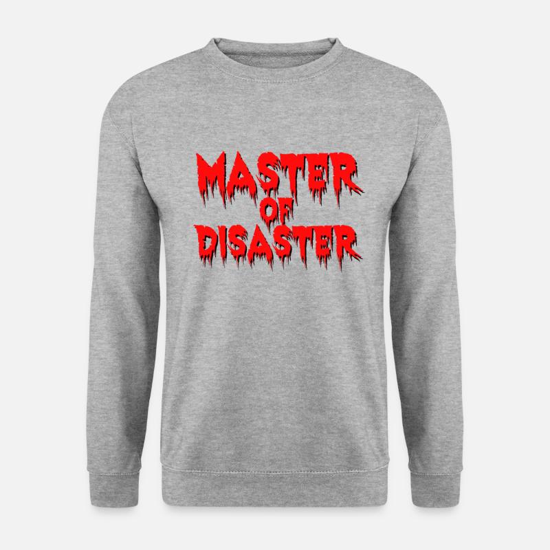 Master of Disaster - Unisex Pullover - Weißgrau meliert