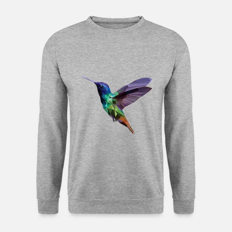 Polygon Bird - Unisex Sweatshirt - salt & pepper