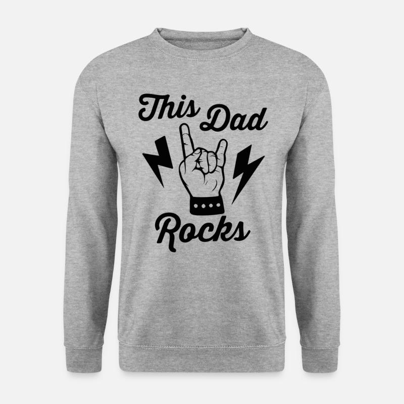 This Dad Rocks - Unisex Sweatshirt - salt & pepper