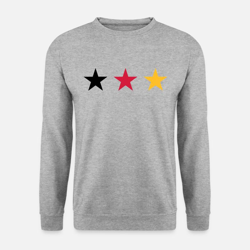 Three stars Germany flag - Unisex Sweatshirt - salt & pepper