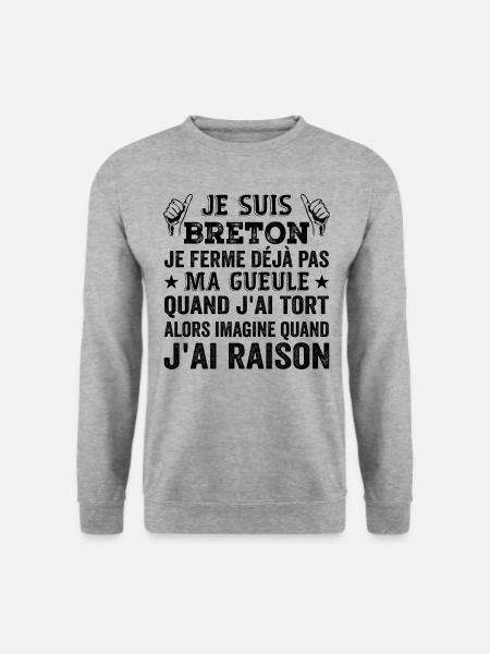 I'm Breton - Unisex Sweatshirt - salt & pepper