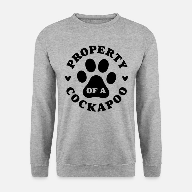 Property of a Cockapoo - Unisex Sweatshirt - salt & pepper