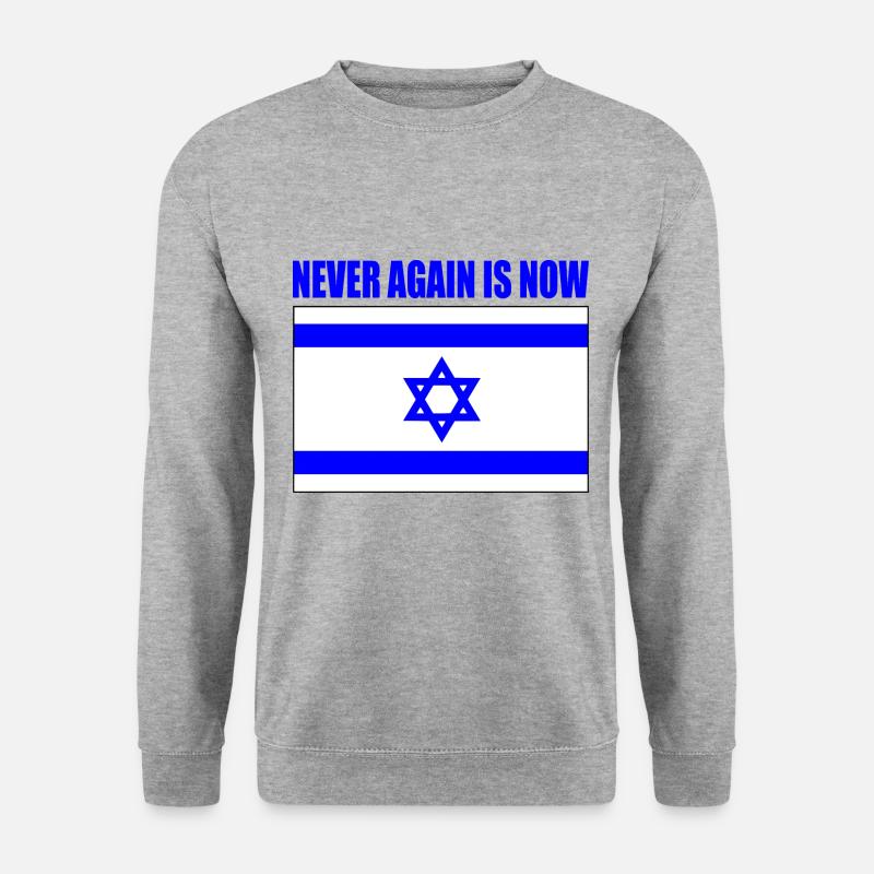 Never again is now - Unisex Sweatshirt - salt & pepper