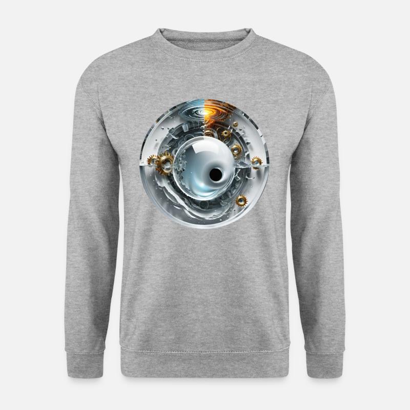 Elements - Unisex Pullover - Weißgrau meliert