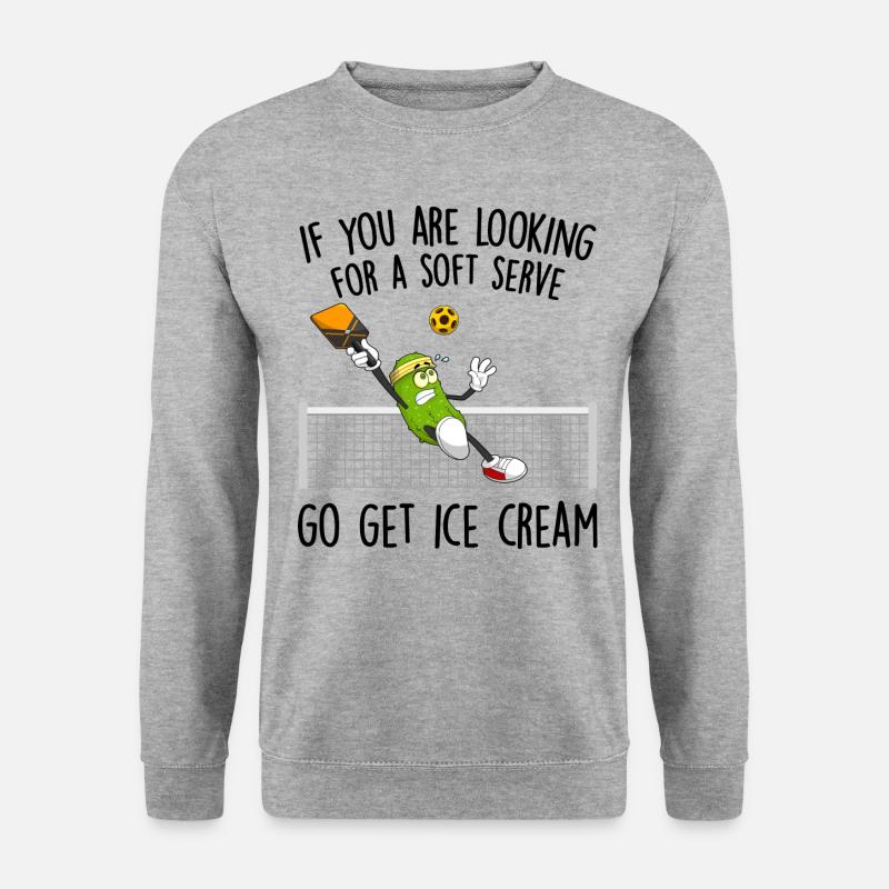 Funny Pickleball Player Paddleball Lover - Unisex Sweatshirt - salt & pepper