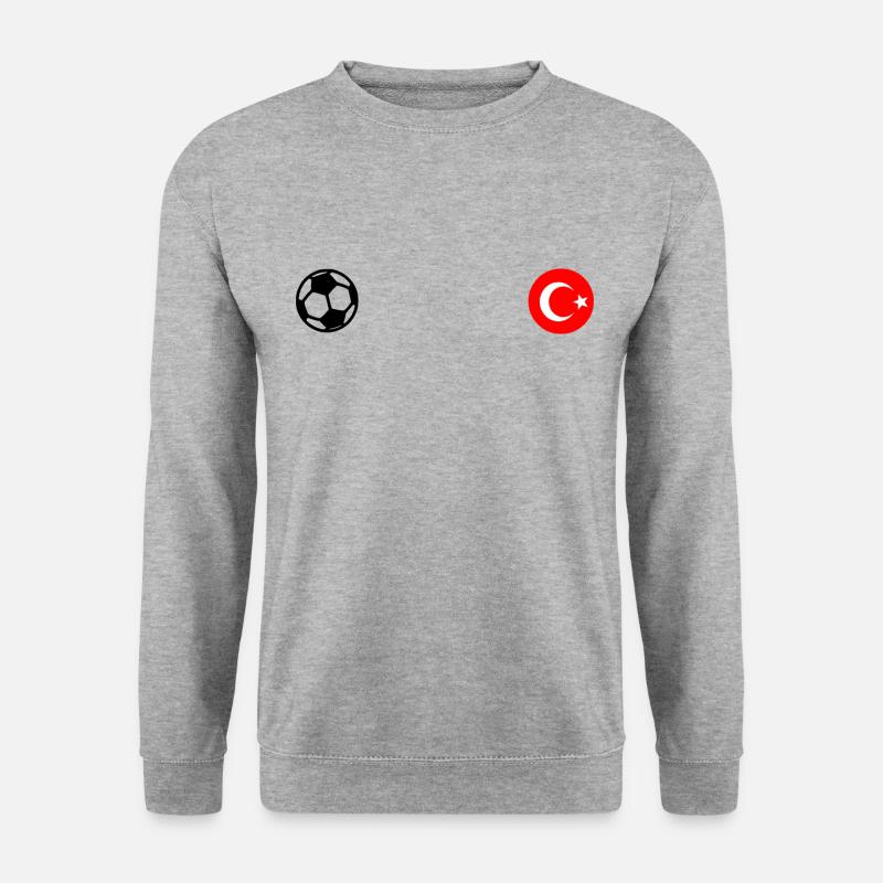 Türkei - Unisex Pullover - Weißgrau meliert