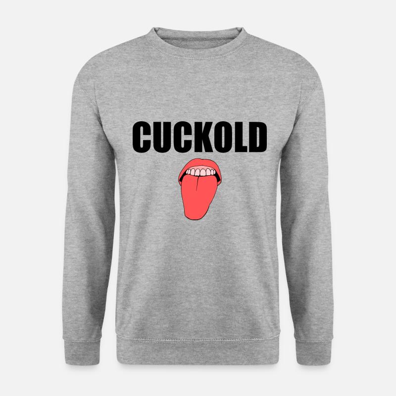 Cuckold - Unisex Pullover - Weißgrau meliert