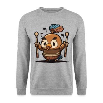 Thanksgiving Turquie - Sweat-shirt Unisexe - gris chiné - Devant - Alina (178cm) & Michal (187cm)