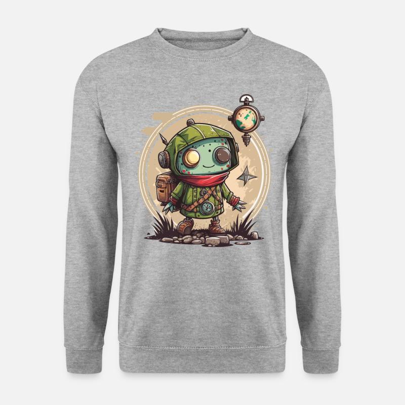 Exploring the Future - Unisex Sweatshirt - salt & pepper